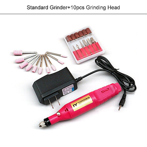 Портативный фрезер-ручка для маникюра ZS 100 20000 об/мин. pink мини фрезер Nail Dryer DM-100