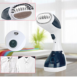 Отпариватель ручной для одежды Glamouric Steamer Df-019 пароочиститель для вещей и штор 1100 Вт Белый