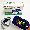 Пульсоксиметр Pulse Oximeter JZK LK87 на палец с монитором кислорода в крови и пульса Fingertip Pulse Oximeter LK87