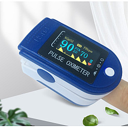 Пульсоксиметр на палец Pulse Oximeter LK-88 Оксиметр электронный Пульсомер измеритель кослорода в крови ЛК-88