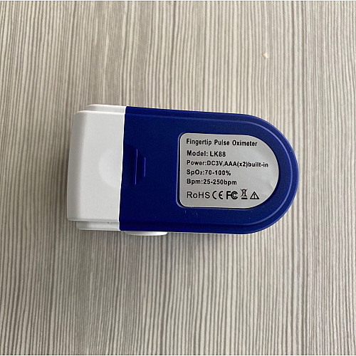 Пульсоксиметр на палец Pulse Oximeter LK-88 Оксиметр электронный Пульсомер измеритель кослорода в крови ЛК-88