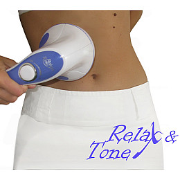 Масажер для тіла Relax and Ton ручний White Purple (kz029-hbr)