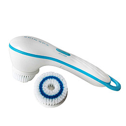 Массажная щетка для лица Spin Spa набор для умывания White Blue (kz043-hbr)