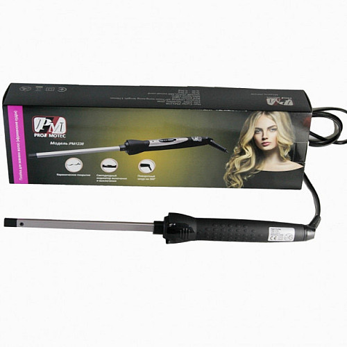 Плойка для афро-кудрей Promotec PM-1238 7мм Черная