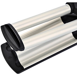 Потрійні щипці плойка для укладання волосся Kemei KM 2022 Чорний