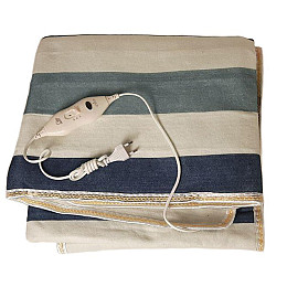 Електропростирадло BTB Electric Blanket 7420 150х160 см, різнокольорові смужки