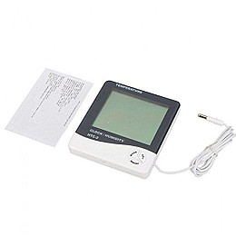 Термометр многофункциональный Sinometer HTC-2, гигрометр, часы, будильник, календарь, наружный датчи