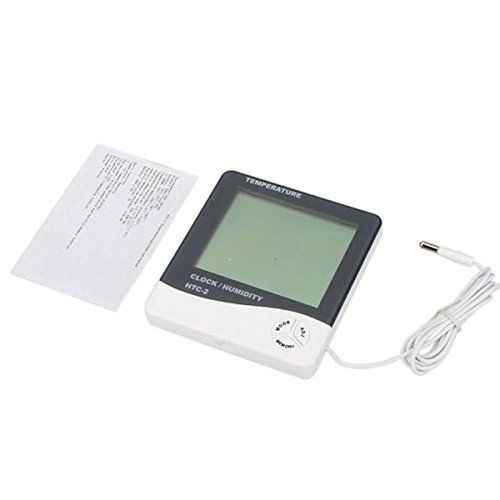 Термометр багатофункціональний Sinometer HTC-2, гігрометр, годинник, будильник, календар, зовнішній датчі