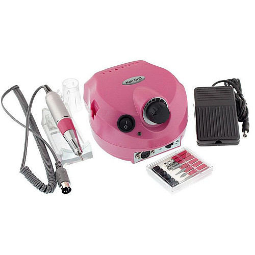 Машинка для маникюра и педикюра фрезер Beauty nail DM-202 Pink