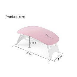 Лампа для сушки BTB гель лаков 6W LED UF SUN mini (56169)