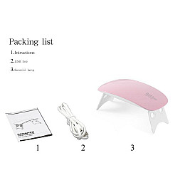 Лампа для сушки BTB гель лаков 6W LED UF SUN mini (56169)