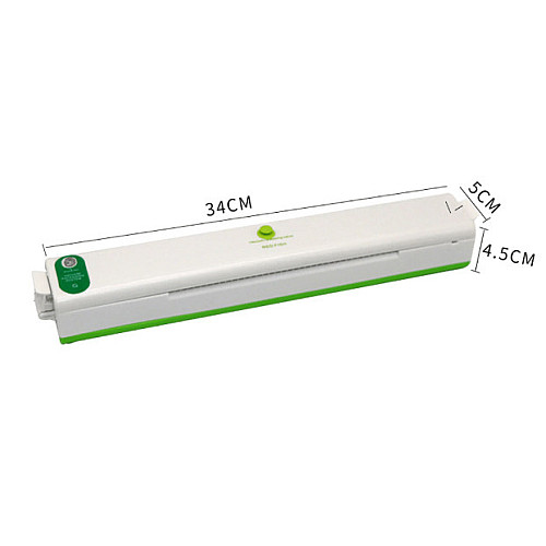 Вакууматор для продуктів Stenson TL00160 17х25 см Зелений