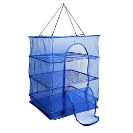 Сетка для сушки овощей и фруктов 3 яруса Stenson МS-636 30×30×60см