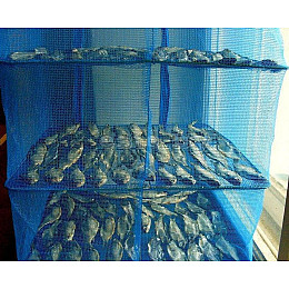 Сетка для сушки овощей и фруктов 3 яруса Stenson МS-636 30×30×60см