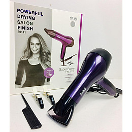 Фен для укладки волос c насадкой DSP 30141 Фиолетовый