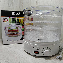 Сушарка для овочів та фруктів Royals Berg електрична 800W