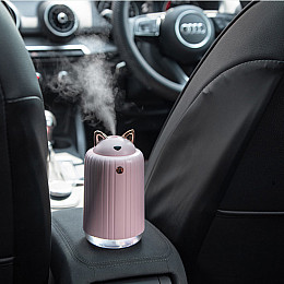 Портативный мини-увлажнитель воздуха Fuliying в форме кошки Розовый (AirMist200LM-P)