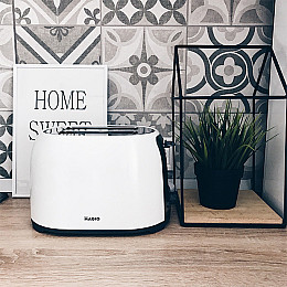 Тостер MAGIO МG-272W / 750 Вт Білий