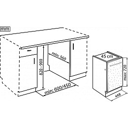 Посудомийна машина Whirlpool WSIC3M27C
