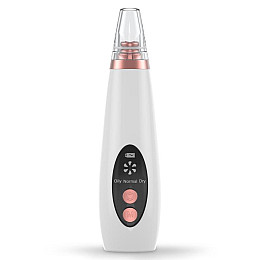 Прибор для пилинга + Вакуумный Очиститель Пор + Массажер Blackhead Remover Белый (124)
