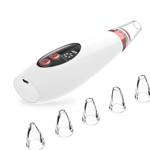 Прилад для пілінгу + Вакуумний Очисник Пор + Масажер Blackhead Remover Білий (124)