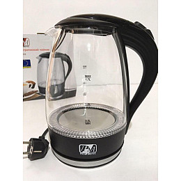 Чайник стеклянный PROMOTEC PM-810 Черный