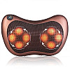 Масажер подушка для спини та шиї Massage pillow GHM 8028 Brown (kz011-hbr)