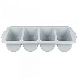 Лоток для столовых приборов One Chef 52х29х10 см Серый