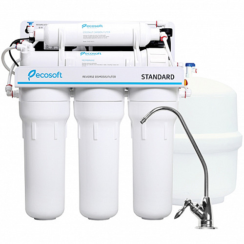 Фільтр зворотного осмосу Ecosoft Standard з насосом MO550PECOSTD