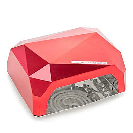 Лампа SalonHome T-152045 Diamond 36W для манікюру та педикюру Red