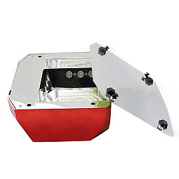 Лампа SalonHome T-152045 Diamond 36W для манікюру та педикюру Red