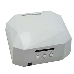 Лампа SalonHome T-152045-1 Diamond 36W для манікюру та педикюру White