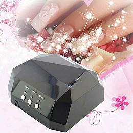 Лампа SalonHome T-152045-2 Diamond 36W для манікюру та педикюру Black