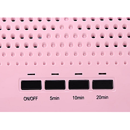 Витяжка манікюрна SalonHome T-Х8586 з двома витяжками та лампою-підсвічуванням