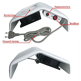 Витяжка манікюрна SalonHome T-SO30685 48W з двома вентиляторами