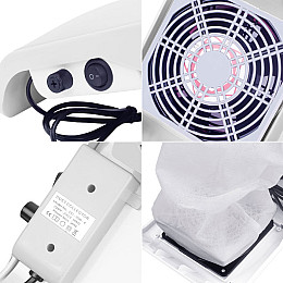 Витяжка SalonHome T-SO30691 для манікюру 858-4 Рожева