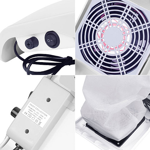 Витяжка SalonHome T-SO30691 для манікюру 858-4 Рожева