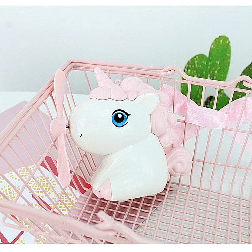 Мини-вентилятор для охлаждения воздуха FunnyFan Mini Unicorn Единорог портативный с питанием от USB Розовый