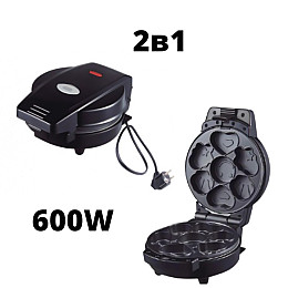 Аппарат для приготовления пончиков 2 в 1 600 Вт. DSP KC-1103. (KC-1103_910)