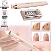 Портативный фрезер-ручка аккумуляторный Flawless Salon Kit Nails для маникюра и педикюра на 2 скорости с набором фрез Розовый