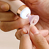 Портативный фрезер-ручка аккумуляторный Flawless Salon Kit Nails для маникюра и педикюра на 2 скорости с набором фрез Розовый
