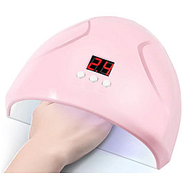 Лампа для сушки ногтей маникюра и педикюра Beauty Nail Led Lamp 258FD компактная с UV светом на 36w