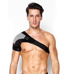 Фиксатор плечевого сустава поддержка для спины Aolikes A-1697 Right One Size Back + gray