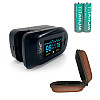Пульсоксиметр 4-в-1 ProZone oExpert Black + Кейс ProZone Universal-EVA-CASE (85х85х40) Premium Коричневый