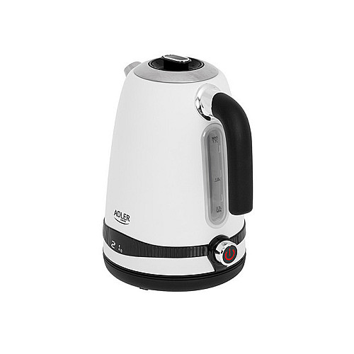 Чайник электрический с регулятором температуры Adler AD 1295w 1.7 л Белый