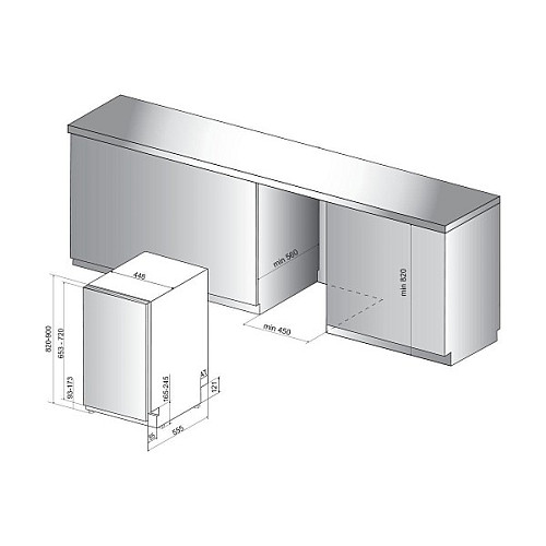 Посудомоечная машина Whirlpool WSIC 3M27 C