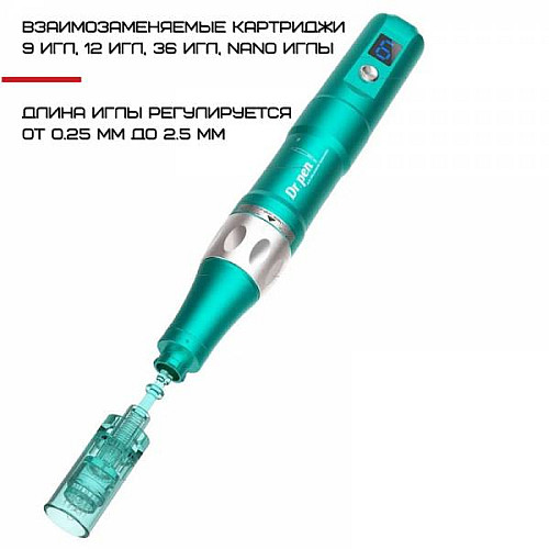 Беспроводной дермапен Dr.Pen 6 Режимов + 4 Насадки Автономный Электрический Мезороллер А6s (403)