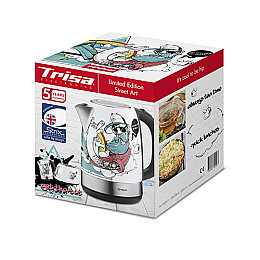 Електрочайник Trisa Street Art 6439.7112 1.7 л з малюнком (5656)