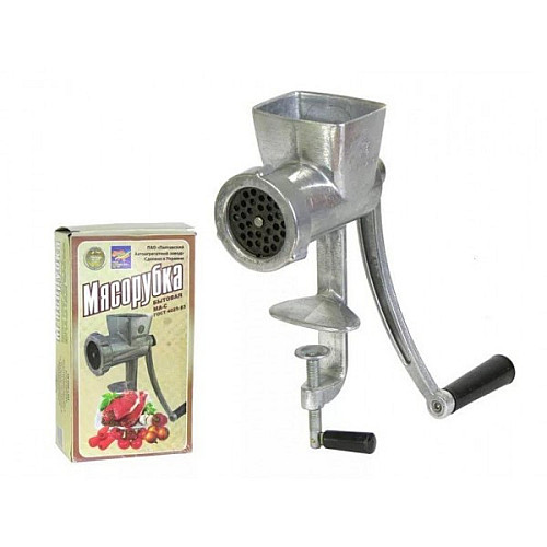 Мясорубка ручная механическая дюралюминиевая ПААЗ МА-С 4025-83