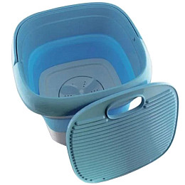 Стиральная машина силиконовая складная Maxtop 7399 220 В Blue